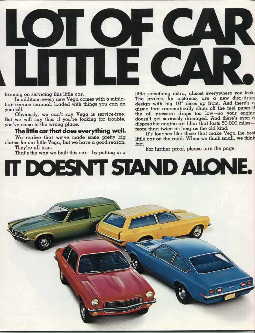 1970 Chevrolet Vega Brochure Page 9